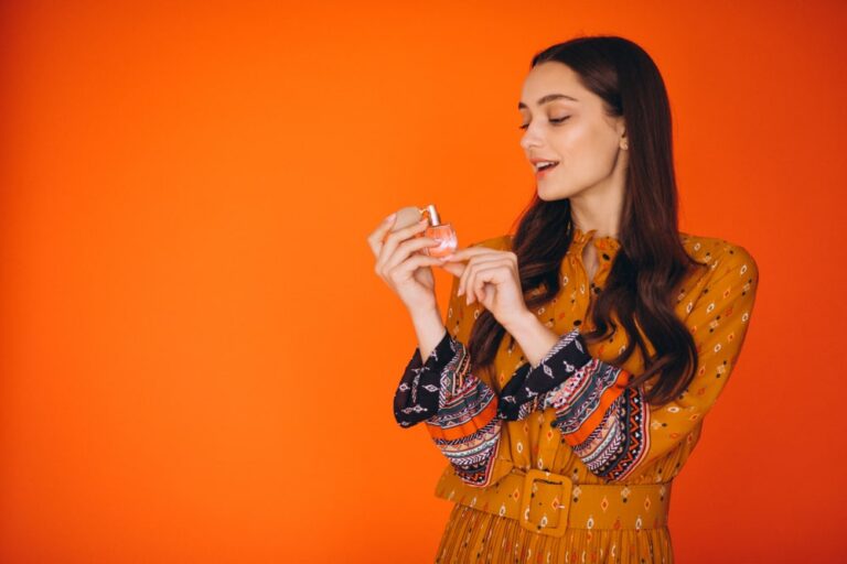 elegancia fresca de los perfumes con té verde
