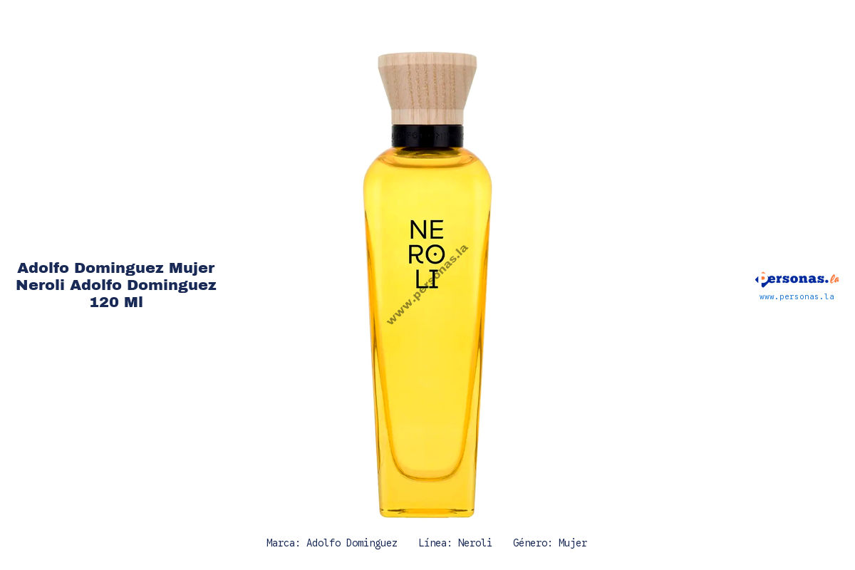 Ficha tecnica Adolfo Dominguez mujer neroli adolfo dominguez 120 ml