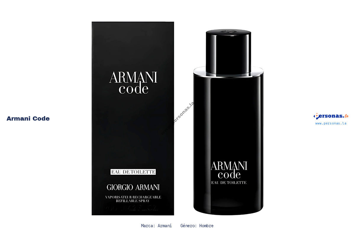Ficha tecnica Armani code