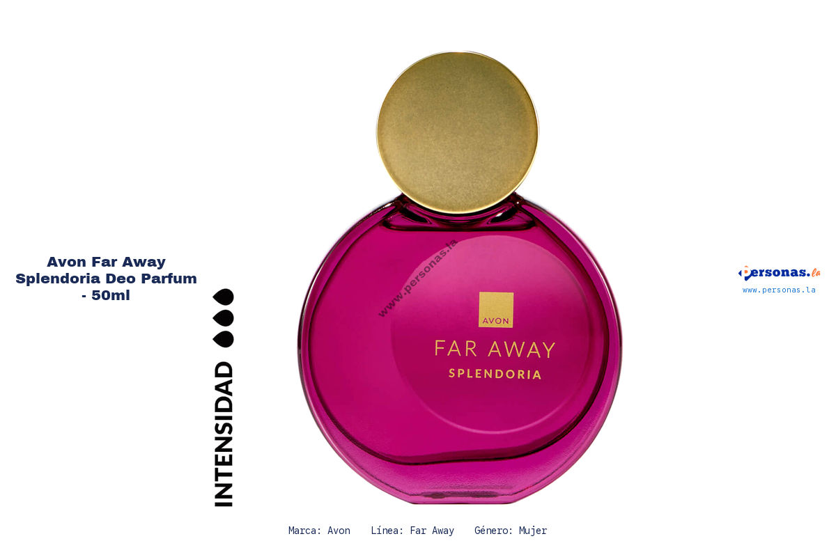 Ficha tecnica Avon far away splendoria deo parfum 50ml