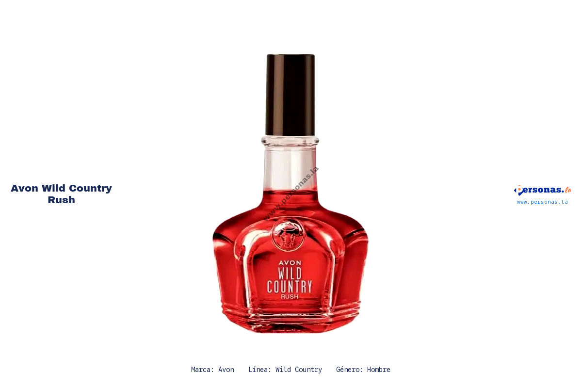 Ficha tecnica Avon wild country rush