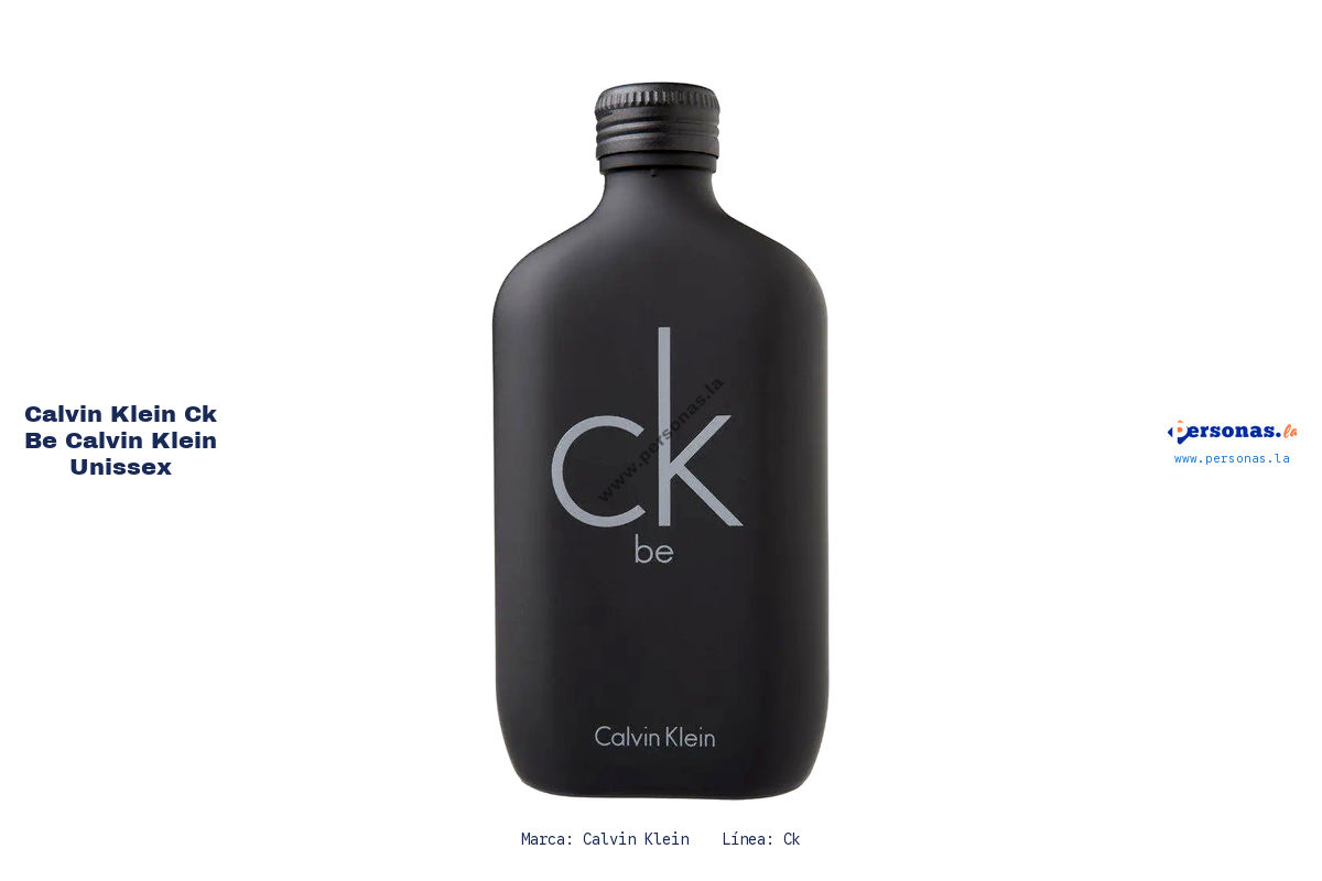Ficha tecnica Calvin Klein ck be calvin klein