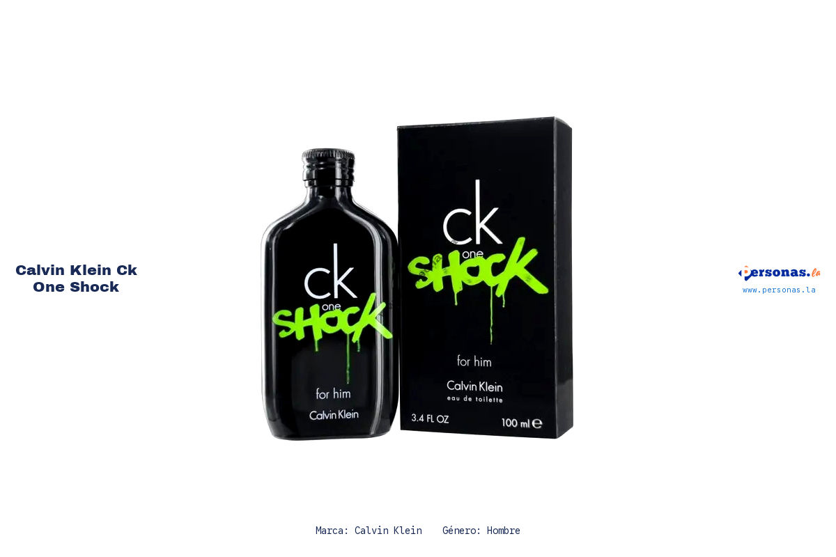 Ficha tecnica Calvin Klein ck one shock