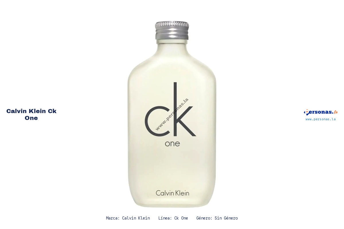 Ficha tecnica Calvin Klein ck one