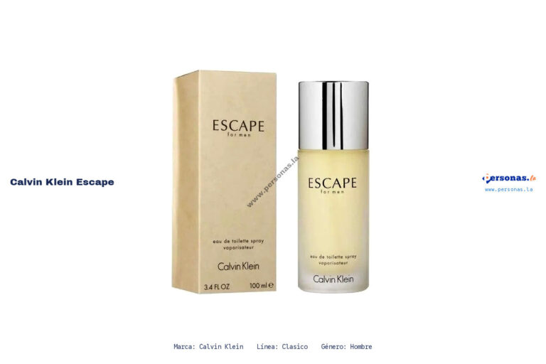 Ficha técnica Calvin Klein escape