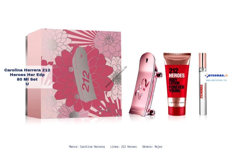 Ficha técnica Carolina Herrera carolina herrera 212 heroes her edp 80 ml set u
