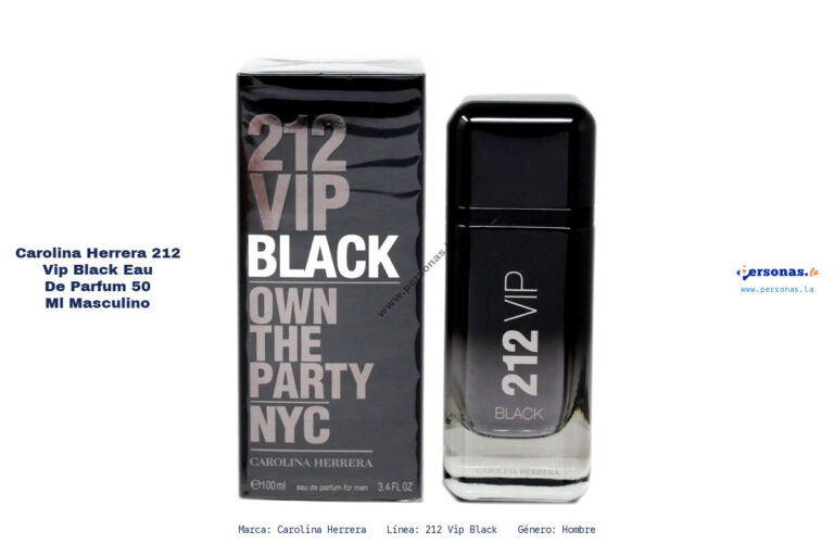 Ficha técnica Carolina Herrera carolina herrera 212 vip black eau de parfum 50 ml masculino