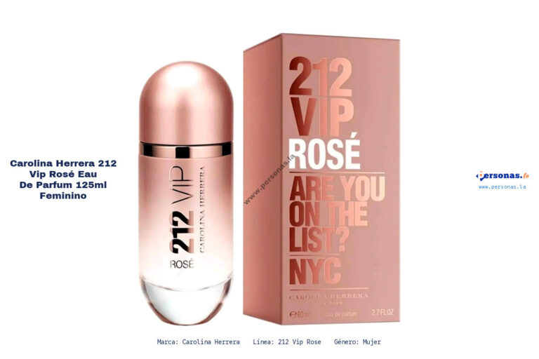 Ficha técnica Carolina Herrera carolina herrera 212 vip rosé eau de parfum 125ml feminino