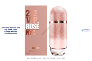 Ficha técnica Carolina Herrera carolina herrera 212 vip rosé elixir eau de parfum 30ml feminino