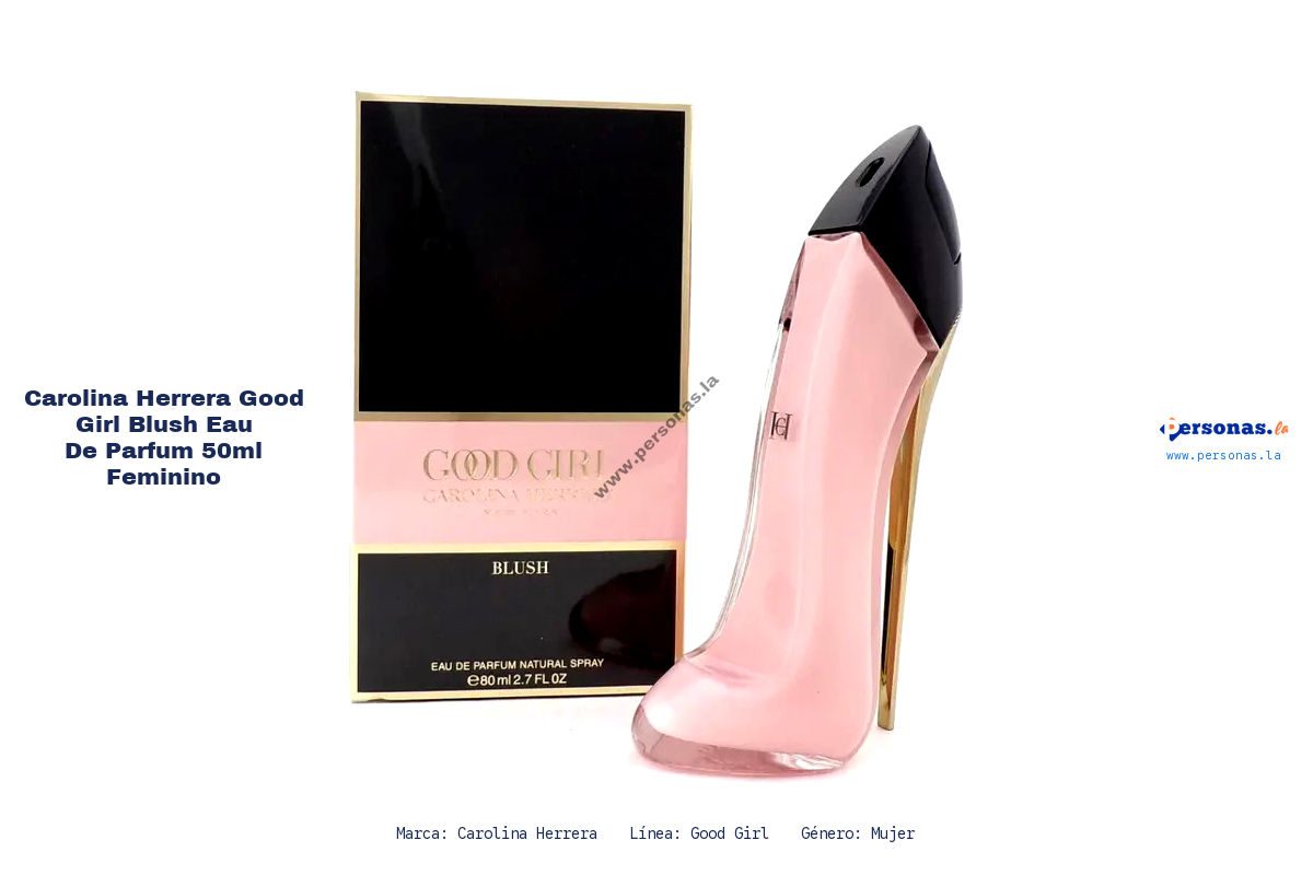 Ficha tecnica Carolina Herrera good girl blush eau de parfum 50ml feminino