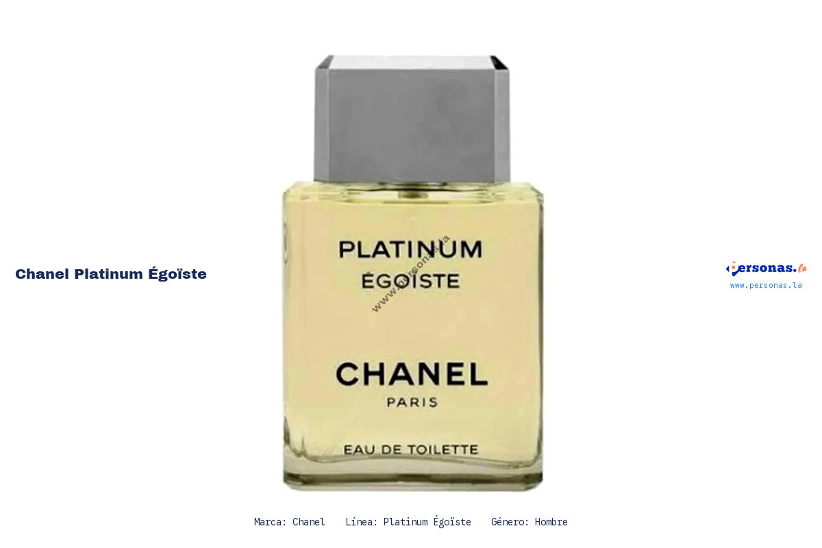 Ficha tecnica Chanel platinum egoiste