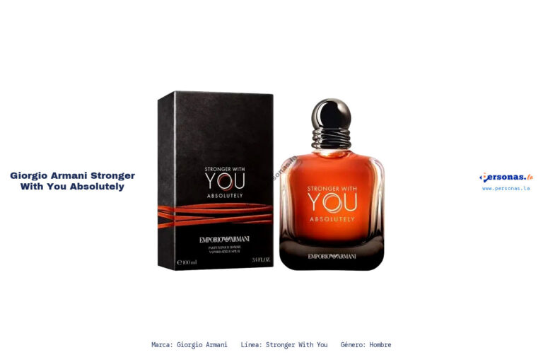 Ficha técnica Giorgio Armani stronger with you absolutely