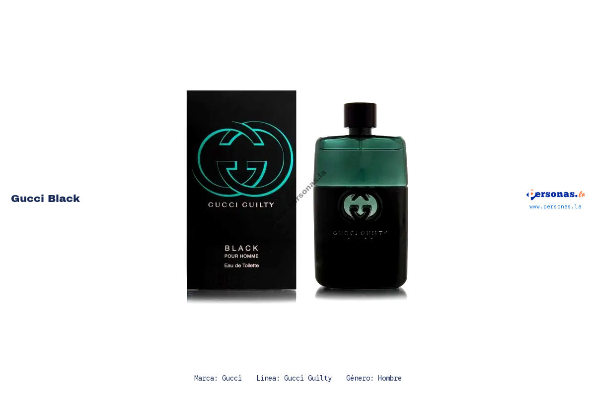 Ficha tecnica Gucci black
