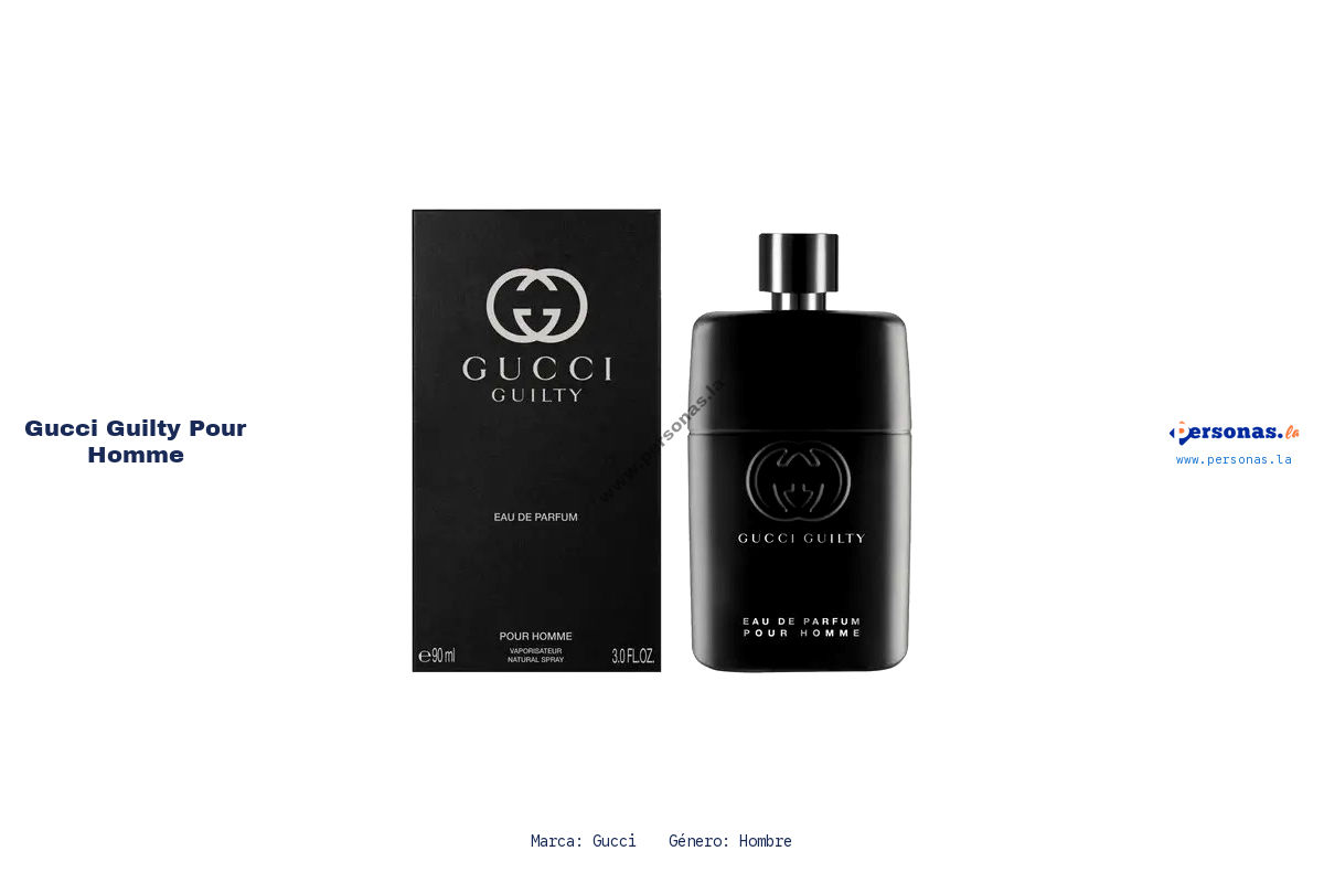 Ficha tecnica Gucci guilty pour homme