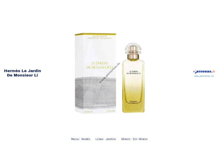 Ficha técnica Hermès le jardin de monsieur li