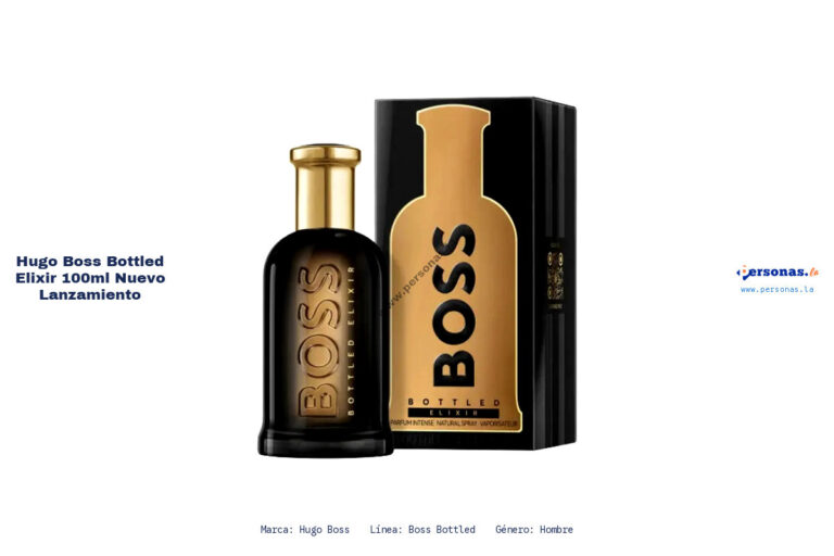 Ficha técnica Hugo Boss hugo boss bottled elixir 100ml nuevo lanzamiento