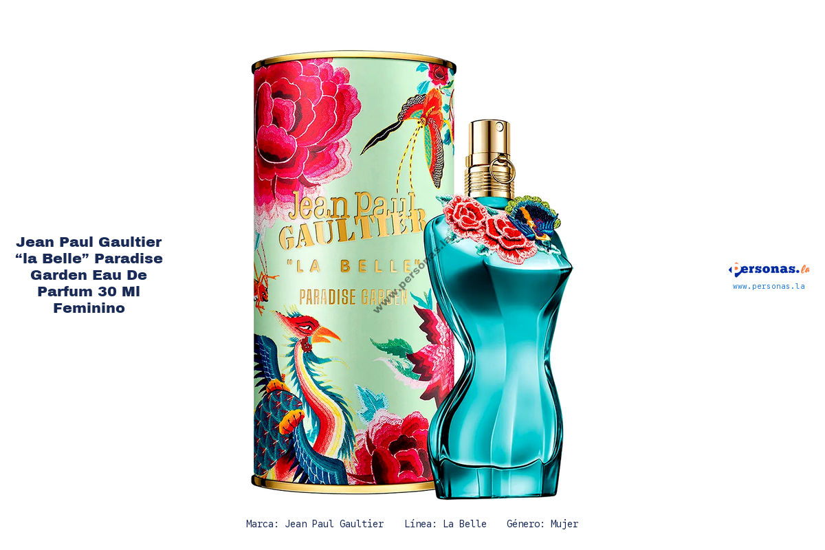 Ficha tecnica Jean Paul Gaultier la belle paradise garden eau de parfum 30 ml feminino