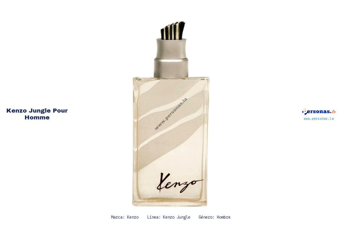Ficha tecnica Kenzo jungle pour homme