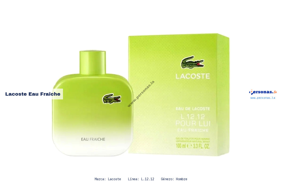 Ficha tecnica Lacoste eau fraiche
