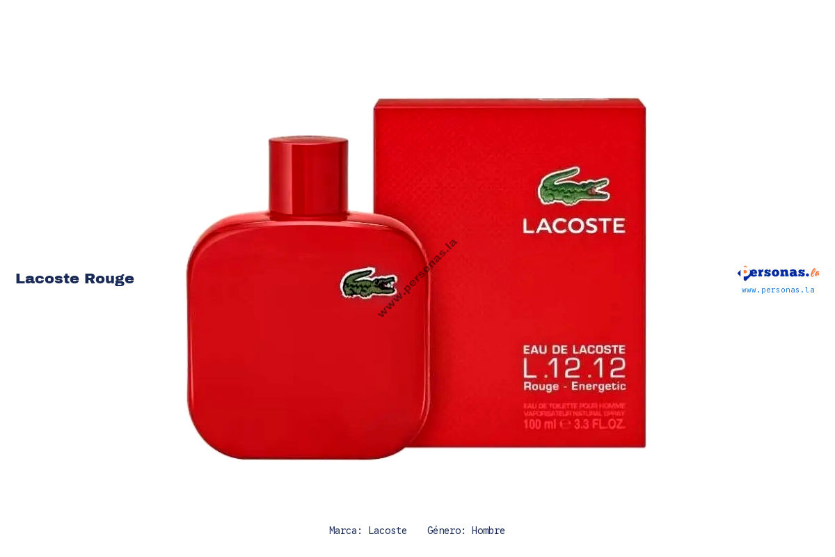 Ficha tecnica Lacoste rouge