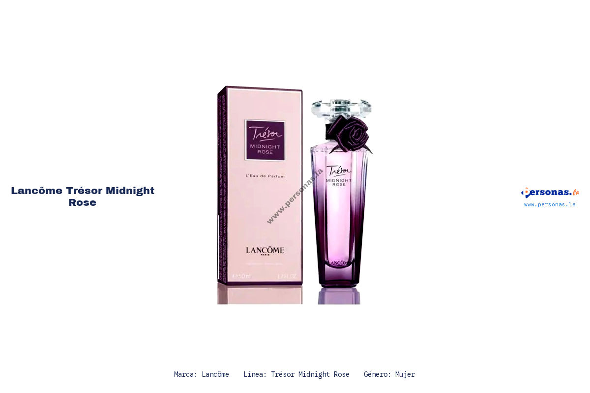 Ficha tecnica Lancome tresor midnight rose