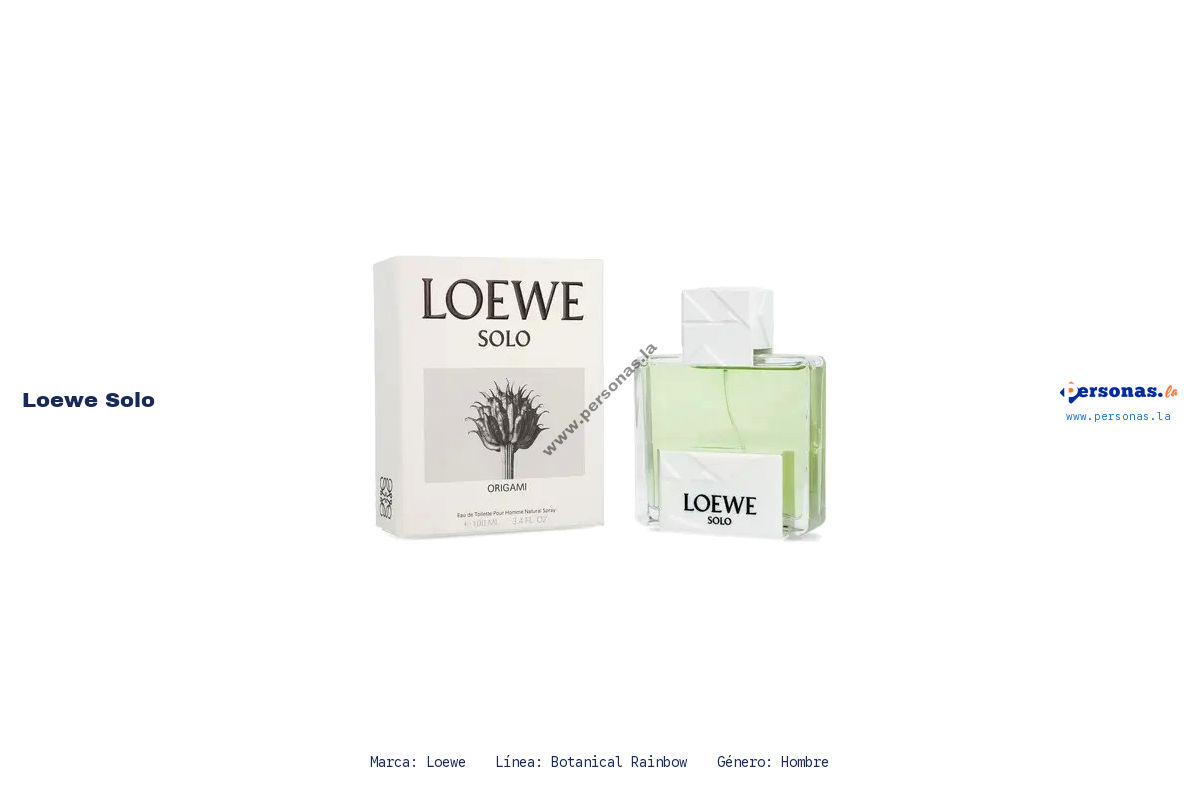 Ficha tecnica Loewe solo