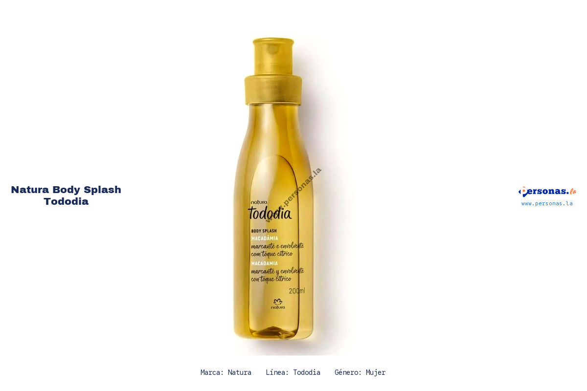 Ficha tecnica Natura body splash tododia