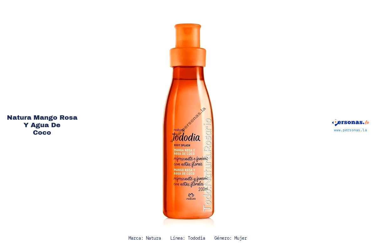Ficha tecnica Natura mango rosa y agua de coco