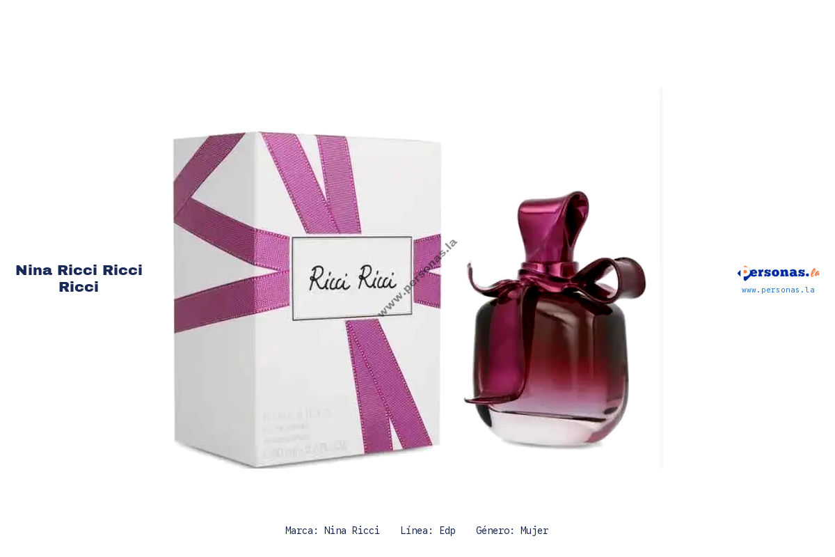 Ficha tecnica Nina Ricci ricci ricci