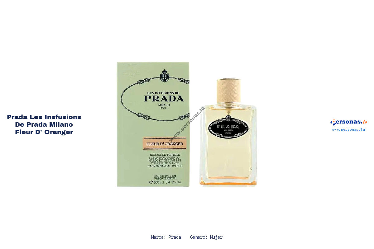 Ficha tecnica Prada les insfusions de prada milano fleur d oranger