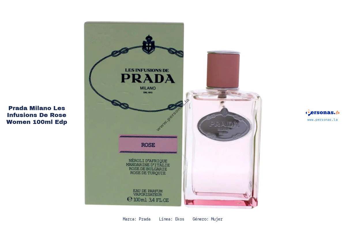 Ficha tecnica Prada milano les infusions de rose women 100ml edp