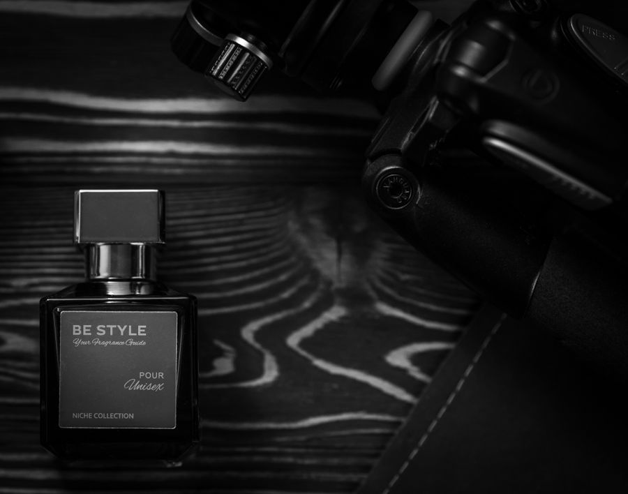 Botella de perfume nicho exclusivo